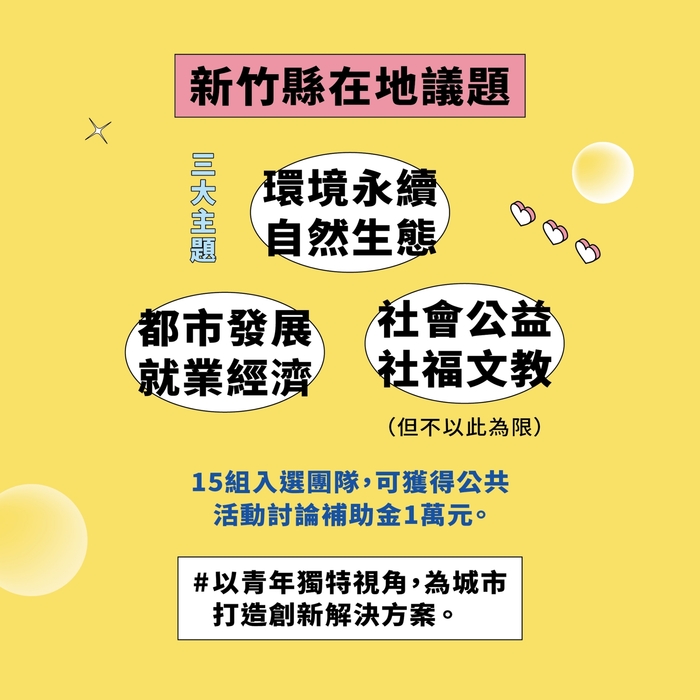 「114年度新竹縣全國青年公民提案徵件-竹光寶盒城市共創靈感庫」即日起開放徵件(另開新視窗/jpg檔)圖片